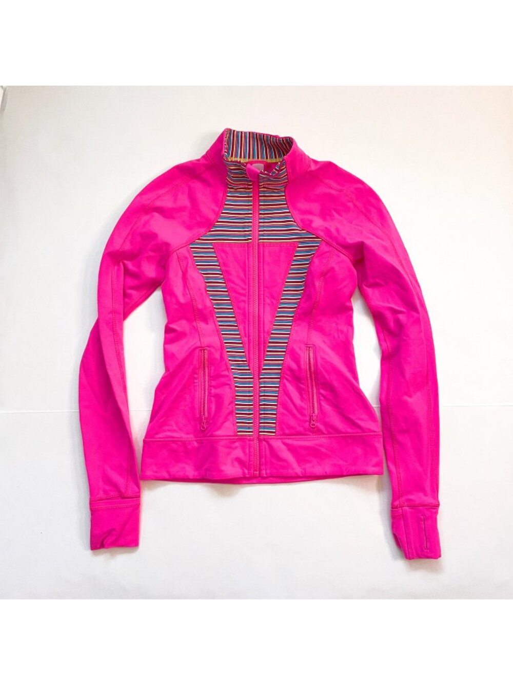 Ivivva Perfect Your Practice Hot Pink Athletic Jacket, Size 12